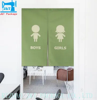 Factory Directly Sells Customizable Cotton Polyester Fabric Decorative Printed Door Curtains Block-out Curtains