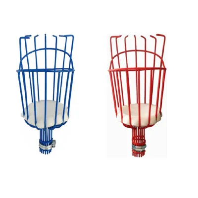 Fruit Picking Pole with Basket Telescoping Long Handle Apple Orange Picker Tool with Basket for Avocado Acorn Lemon Pear