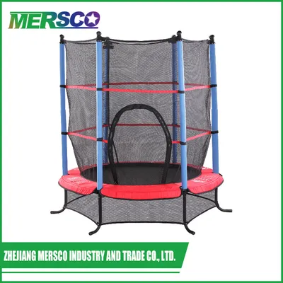 55 Inch Size Trampoline for Kids Happiness with Good Quality Safety Net and Enclosure