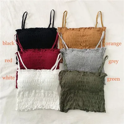 Women's Lace Back Beauty Bra, Inner Wear, Camisole Tube Top, Sling Vest