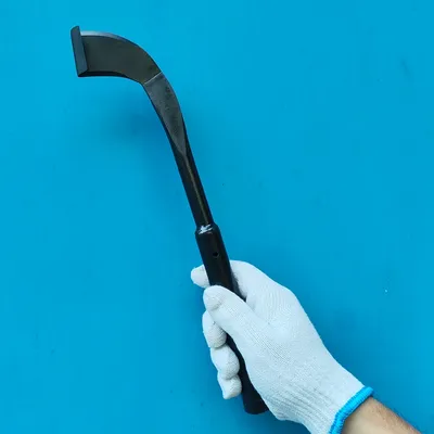 Durable Push&Pull Dual-Use Rubber Tree Cutting Knife Shaped Steel Bark Stripping Hand Tool Agriculture Rubber Tree Tapping Knife