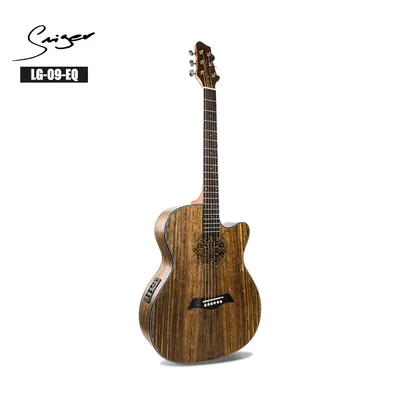 China Electro Musical Instruments 40 Inch Cutaway Semi Acoustic Electric Guitar