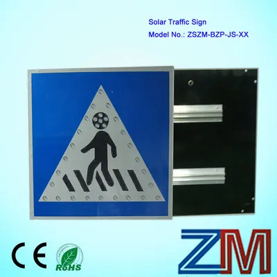 Vintage Factory Price People Crossing Pedestrian Traffic Sign