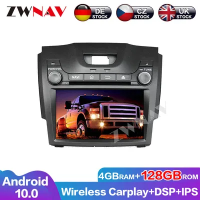 128GB Android 10.0 Player for Chevrolet S10 D-Max 2013 2014 2015 2016 2017 GPS Navi Auto Audio Radio Music Stereo Bt Head Unit