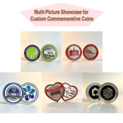 Premium Nickel Plated Commemorative Challenge Coin for Events