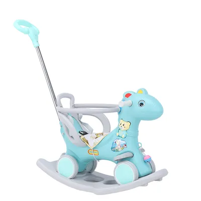 Cute Animal Lovely Indoor Plastic Kids Rocking Horse