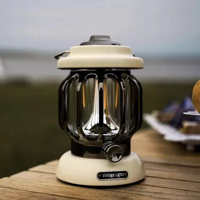 Retro Outdoor Rechargeable LED Tent Campground Lantern