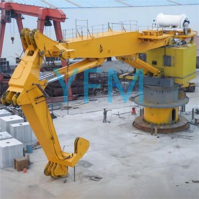 ABS CCS Lr Foldable Arm Marine Crane, Increase Automation Function, Strengthen Foundation Fixing