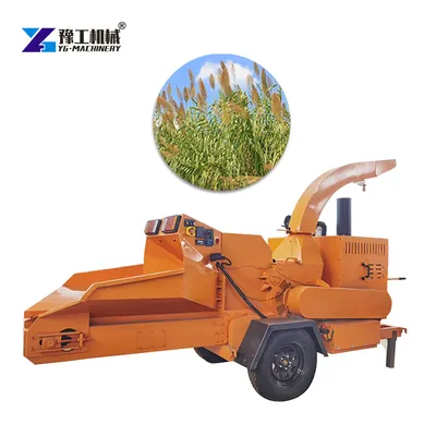 Wheeled Electric Portable Wood Crusher for Municipal Green Waste Shredding
