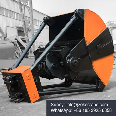 Overhead Crane Mechanical Clamshell Grab Bucket Price
