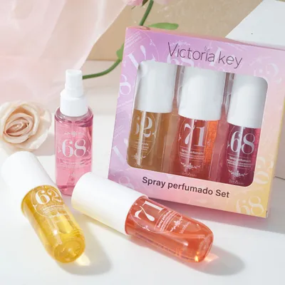 Body Perfume Mist Brazilian Perfume Gift Set Alcohol-Free Brazil Perfume Set Spray with Gourmet Scent Women's Perfume Travel Set