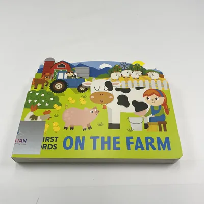 Picture Books Color Education Children's Board Book with Different Shape