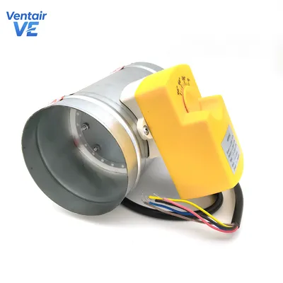 High-Efficiency Round Air Duct Motorized Volume Control Damper