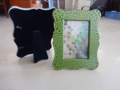 Ceramic Photo Frame with Crack Treatment Surface--Charming Series 007