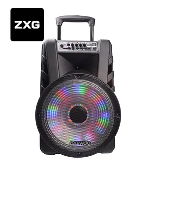 Wireless PA Active Bluetooth Portable Trolley Rechargeable Speaker Lithium Battery 15 Inch Speakers