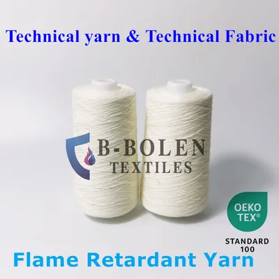 Flame Retardant Technical Yarn Meta-Aramid Fr Viscose Nomex Blended Yarn