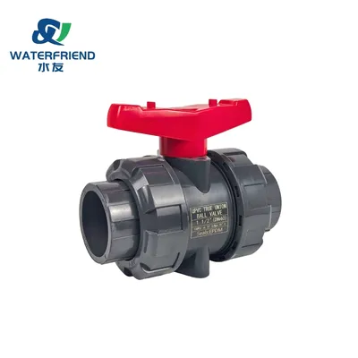 Durable UPVC Union Ball Valve Stainless Steel Ball Valve for Industrial Use