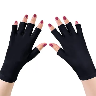 Summer UV Shield Protection Hand Gloves for Women Nails Machine