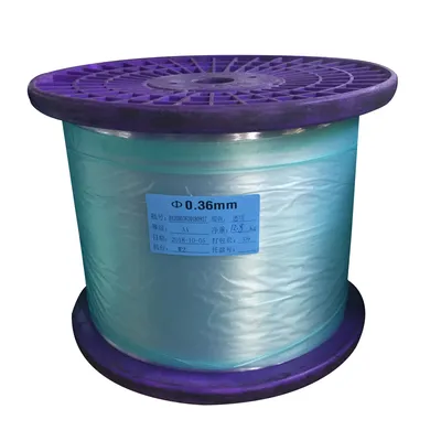 0.68mm 5# Zipper Polyester Monofilament Yarn for Nylon Zipper Teeth