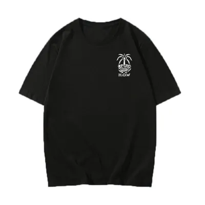 Custom Screen Printing Logo Fashion 100% Cotton T Shirt for Men