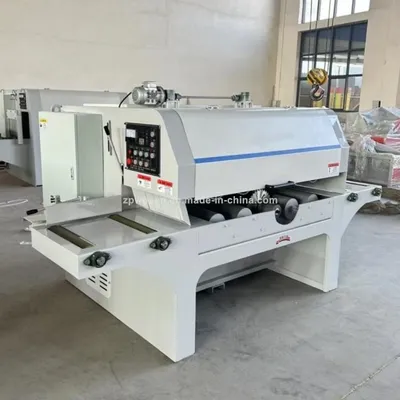 Wosen Industrial Woodworking Square Pallet Wood Electric Table Circular Vertical Double Spindle Planks Furniture Factory Multi Blade Gang Rip Saw Machine