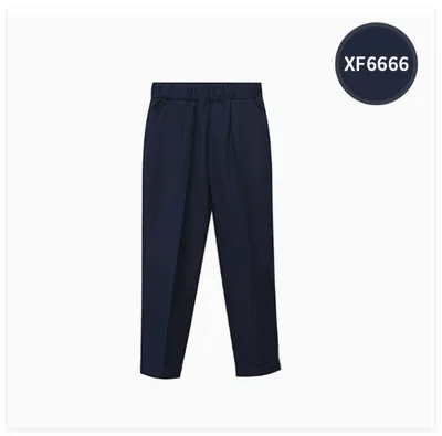 Children's Handsome Fashionable British Style Pants Fit Button Decoration Spring Suit Trousers