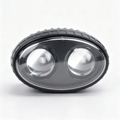 LED Forklift Safety Warning Light 10W DC12-80V IP65 ECE R10 Red Blue Arrow Round Spot for Warehouse