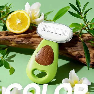 Female 5 Blade Razor Large Glide Strip Pivoting Head Fruit Handle Sensitive Skin Bulk