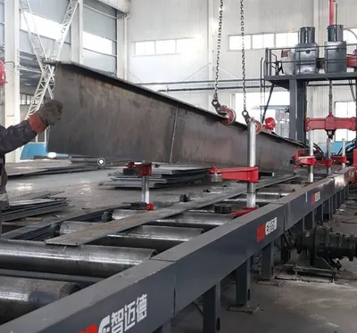 Zmde Light Steel Structure H Beam Making Machine 3-in-1 Beam Weld Machinery