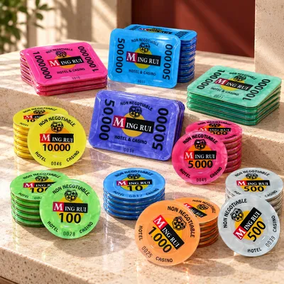 Premium Acrylic Poker Chip With RFID For Efficient Management