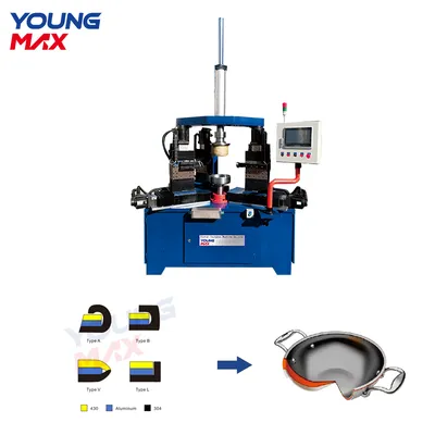 Custom Stainless Steel Tri-Ply Cookware Production Machine