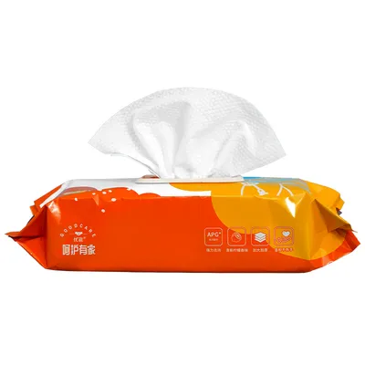 68PCS Big Pack Oil Remover Qick Cleaning Kitchen Wet Wipes
