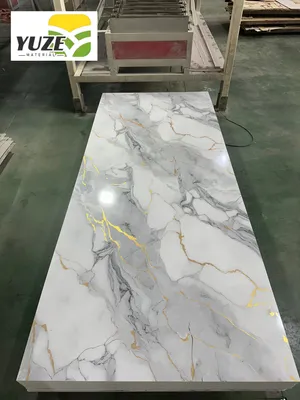 UV Protected PVC Marble Sheet Anti Fading