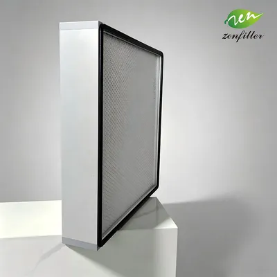 U15 Grade Mini Pleat HEPA Filter for Super Clean Microelectronics Production Room