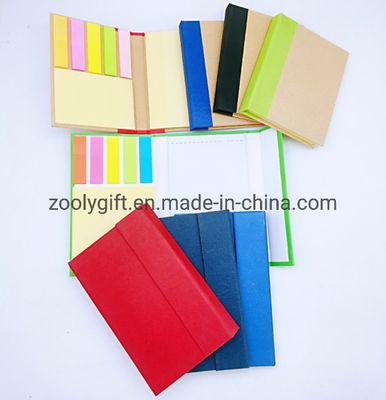 Factory Customize Kraft Hard Cover Colorful Self-Adhesive to Do List Planner Sticky Notes Notepad