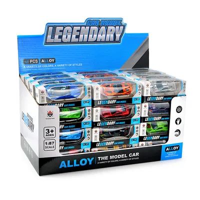 Kids Alloy Flying Racing Car Model Toy - Birthday Party Favors & Baby Shower Gifts for Boys, Indoor/Outdoor Play Set