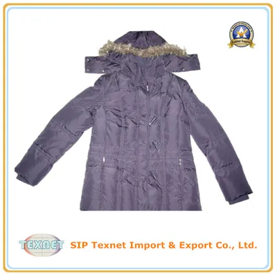 Lady's Hoody Down Jacket