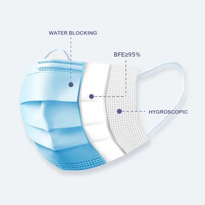 3-Ply Disposable  Mask Typeii 