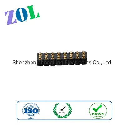 2.54 Double Rows 2X8 Pins SMT Type Pogo Pin Male and Female