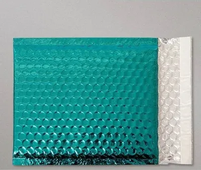 Decorative Metallic Bubble Envelopes