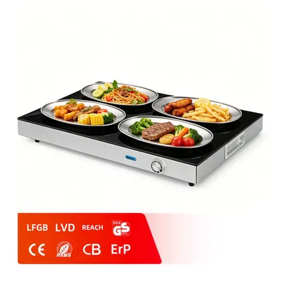 Premium Electric Warming Tray with Adjustable Temperature Control