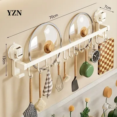 Paste Kitchen Bathroom Shelf Towel Rack