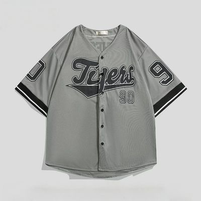 Cool Star and Number Printed Sports Garment Training Baseball Wear