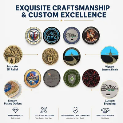 Customization Double-Sided Metal Soft Enamel Commemorative Business Team Collection Coin