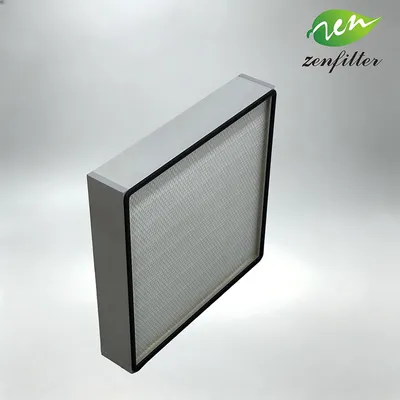 E10 Grade Mini Pleat HEPA Filter for Biological Sample Laboratory Air Purification