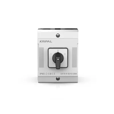 Multi-Stage Kripal 20AMP Disconnecting Switch 1-0-2 Change Over Switch 3 Position Waterproof Cam Switch