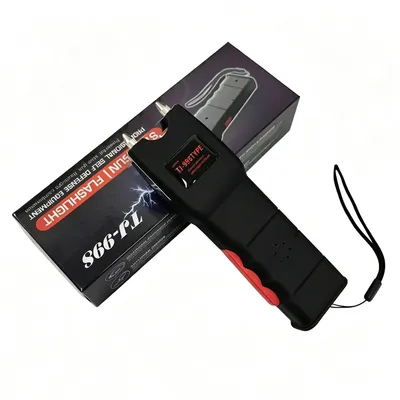 Self Defense Rechargeable Strong Power High Voltage Electric Shocker Flashlight Torch with Siren Alarm
