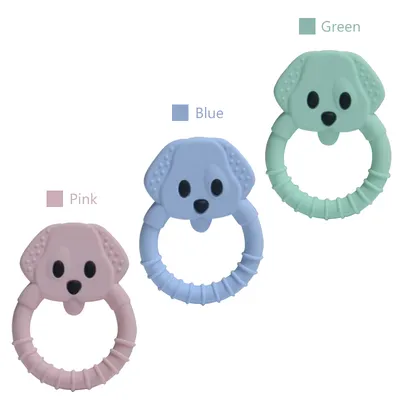 Hot Selling BPA Free Customized Baby Chewing Silicone Teething Toys