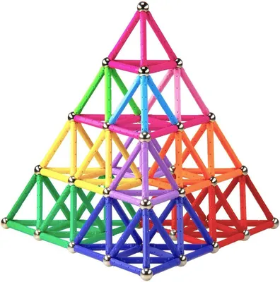 Magnetic Blocks Sticks Stacking Toys Stem Set for Creative Learning Fun