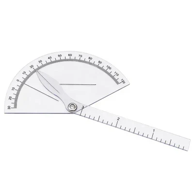 Finger Feet Protractors Angle Goniometer Stage Spinal Ruler 360 Degree 180 Degree